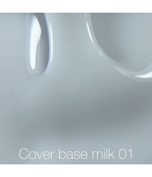 База Nailsoftheday Cover base milk №01, 10 мл TPO free